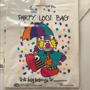 Vintage Clown Party Loot Bags